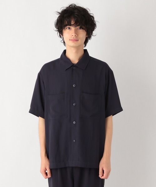 GLOBAL WORK(グローバルワーク)の「ジョーゼットワイドシャツ/954067(シャツ/ブラウス・メンズ・カーキ/ネイビー/チャコールグレー・MEDIUM/LARGE/SMALL)」の12枚目の写真