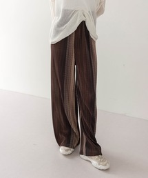 UNE MANSION | グラデーションミックスプリーツパンツ(その他パンツ)