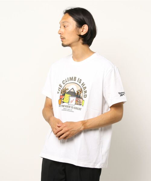 Reebok（リーボック）の「クラシックス キャンピング ショート スリーブ Tシャツ / Classics Camping Short Sleeve T-Shirt（Tシャツ/カットソー・メンズ・ブラック×ブラック/ホワイト/ブルー・SMALL/XXX-LARGE/LARGE/X-LARGE/XX-LARGE/MEDIUM/X-SMALL）」の18枚目の写真