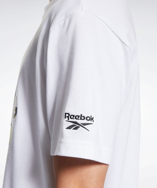 Reebok（リーボック）の「クラシックス キャンピング ショート スリーブ Tシャツ / Classics Camping Short Sleeve T-Shirt（Tシャツ/カットソー・メンズ・ブラック×ブラック/ホワイト/ブルー・SMALL/XXX-LARGE/LARGE/X-LARGE/XX-LARGE/MEDIUM/X-SMALL）」の9枚目の写真