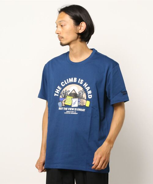 Reebok（リーボック）の「クラシックス キャンピング ショート スリーブ Tシャツ / Classics Camping Short Sleeve T-Shirt（Tシャツ/カットソー・メンズ・ブラック×ブラック/ホワイト/ブルー・SMALL/XXX-LARGE/LARGE/X-LARGE/XX-LARGE/MEDIUM/X-SMALL）」の19枚目の写真