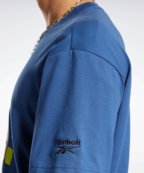 Reebok（リーボック）の「クラシックス キャンピング ショート スリーブ Tシャツ / Classics Camping Short Sleeve T-Shirt（Tシャツ/カットソー・メンズ・ブラック×ブラック/ホワイト/ブルー・SMALL/XXX-LARGE/LARGE/X-LARGE/XX-LARGE/MEDIUM/X-SMALL）」の13枚目の写真