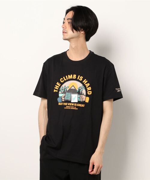 Reebok（リーボック）の「クラシックス キャンピング ショート スリーブ Tシャツ / Classics Camping Short Sleeve T-Shirt（Tシャツ/カットソー・メンズ・ブラック×ブラック/ホワイト/ブルー・SMALL/XXX-LARGE/LARGE/X-LARGE/XX-LARGE/MEDIUM/X-SMALL）」の20枚目の写真
