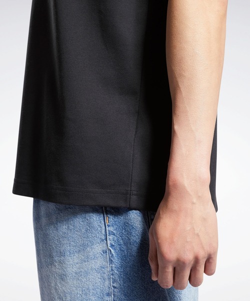 Reebok（リーボック）の「クラシックス キャンピング ショート スリーブ Tシャツ / Classics Camping Short Sleeve T-Shirt（Tシャツ/カットソー・メンズ・ブラック×ブラック/ホワイト/ブルー・SMALL/XXX-LARGE/LARGE/X-LARGE/XX-LARGE/MEDIUM/X-SMALL）」の17枚目の写真