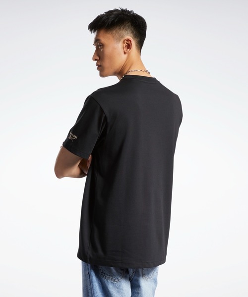 Reebok（リーボック）の「クラシックス キャンピング ショート スリーブ Tシャツ / Classics Camping Short Sleeve T-Shirt（Tシャツ/カットソー・メンズ・ブラック×ブラック/ホワイト/ブルー・SMALL/XXX-LARGE/LARGE/X-LARGE/XX-LARGE/MEDIUM/X-SMALL）」の14枚目の写真