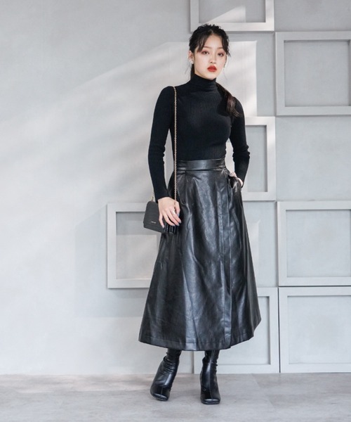 VIVIAN（ヴィヴィアン）の「ワイドスクエアトゥストレッチショートブーツ（ブーツ・レディース・ブラック/ダークブラウン/アイボリー・LL/S/M/L）」の10枚目の写真