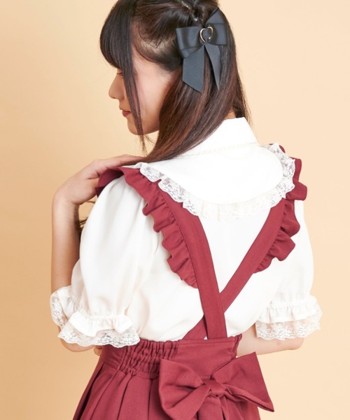 Secret Honey（シークレットハニー）の「2枚衿ブラウス（シャツ/ブラウス・レディース・オフホワイト/ピンク/ブルー・MEDIUM）」の6枚目の写真