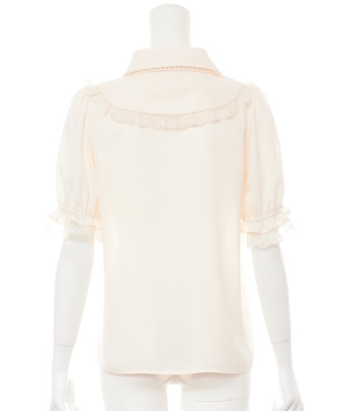 Secret Honey（シークレットハニー）の「2枚衿ブラウス（シャツ/ブラウス・レディース・オフホワイト/ピンク/ブルー・MEDIUM）」の14枚目の写真