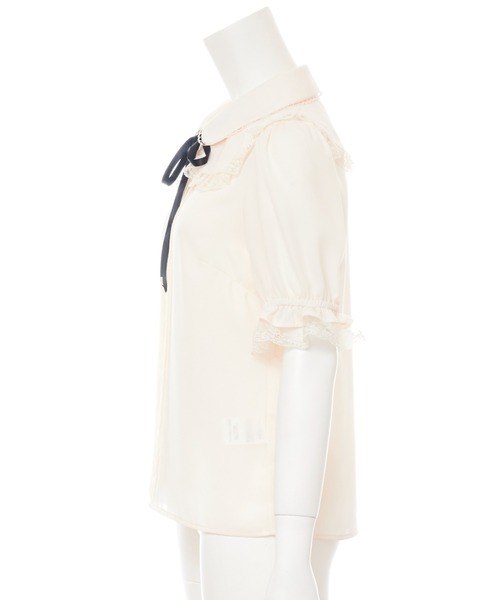 Secret Honey（シークレットハニー）の「2枚衿ブラウス（シャツ/ブラウス・レディース・オフホワイト/ピンク/ブルー・MEDIUM）」の12枚目の写真