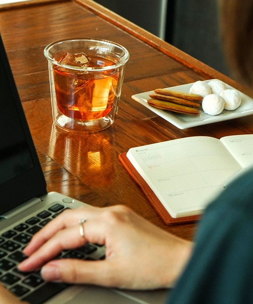 KINTO（キントー）の「KINTO CAST キントー キャスト ダブルウォール ロックグラス クリア コップ 250ml（グラス/マグカップ/タンブラー・レディース・その他・FREE）」の8枚目の写真