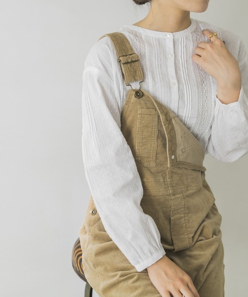 URBAN RESEARCH（アーバンリサーチ）の「前後2WAY長袖レースブラウス（シャツ/ブラウス・レディース・ブラウン/ブラック/オフホワイト・FREE）」の5枚目の写真