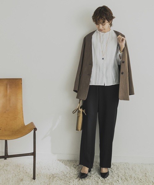 URBAN RESEARCH（アーバンリサーチ）の「前後2WAY長袖レースブラウス（シャツ/ブラウス・レディース・ブラウン/ブラック/オフホワイト・FREE）」の15枚目の写真