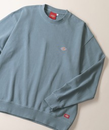 【DICKIES/ディッキーズ】ミニワッペン付きスウェット/ワンポイント/ビッグシルエット