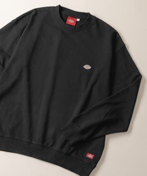 【DICKIES／ディッキーズ】ミニワッペン付きスウェット/ワンポイント/ビッグシルエット