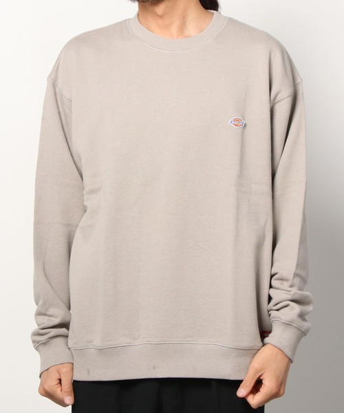 Dickies(ディッキーズ)の「【DICKIES/ディッキーズ】ミニワッペン付きスウェット/ワンポイント/ビッグシルエット(スウェット・メンズ・グレイッシュベージュ/サックスブルー/グリーン/ホワイト/ブラック/ベージュ・M/L/XL)」の14枚目の写真