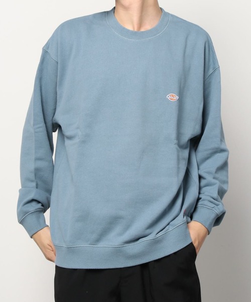 Dickies(ディッキーズ)の「【DICKIES/ディッキーズ】ミニワッペン付きスウェット/ワンポイント/ビッグシルエット(スウェット・メンズ・グレイッシュベージュ/サックスブルー/グリーン/ホワイト/ブラック/ベージュ・M/L/XL)」の16枚目の写真