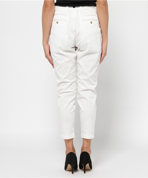 OUTLET（アウトレット）の「【WHO'S WHO gallery】チノタックパンツ（その他パンツ・レディース・ホワイト・SMALL）」の4枚目の写真