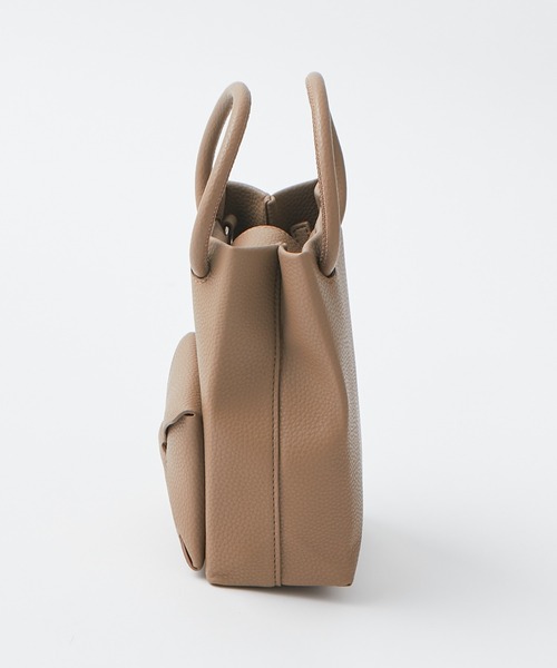 ADD CULUMN（アドカラム）の「【ADD CULUMN(アドカラム)】別注PACKETバッグS（ショルダーバッグ・レディース・オフホワイト/グレー系その他/レッド・S）」の20枚目の写真