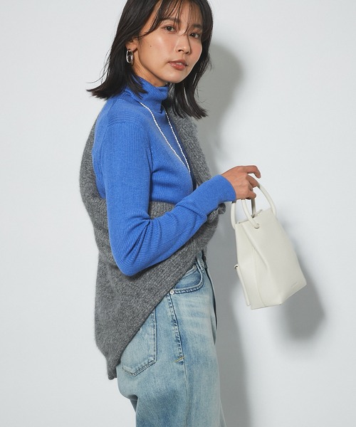 ADD CULUMN（アドカラム）の「【ADD CULUMN(アドカラム)】別注PACKETバッグS（ショルダーバッグ・レディース・オフホワイト/グレー系その他/レッド・S）」の9枚目の写真