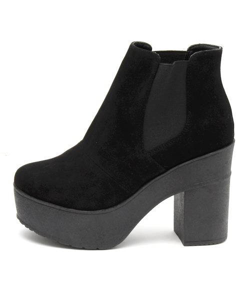 mystic（ミスティック）の「厚底ゴアブーツ（ブーティ・レディース・ブラック・36/37/38）」の10枚目の写真