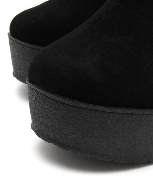 mystic（ミスティック）の「厚底ゴアブーツ（ブーティ・レディース・ブラック・36/37/38）」の5枚目の写真