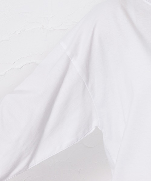 Mac-House(マックハウス)の「猫プリントロングスリーブTシャツ(Tシャツ/カットソー・レディース・カーキ/ホワイト/ブラック・L/M)」の12枚目の写真