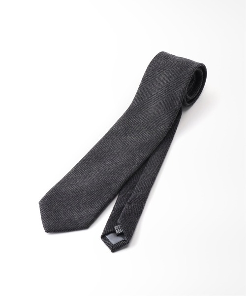 【美品】Stefano Bigi （ステファノ・ビジ）グレーネップタイ 小紋柄タイ（2232471）｜STEFANO BIGI(ステファノ ビジ）｜MEN'S