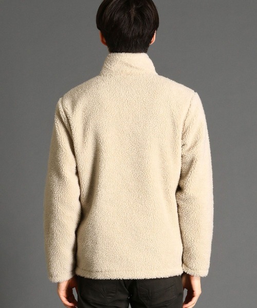 HIDEAWAYS NICOLE（ハイダウェイニコル）の「ボアブルゾン（ブルゾン・メンズ・ブラック/ベージュ/アイボリー/チェック・MEDIUM/LARGE/X-LARGE）」の15枚目の写真