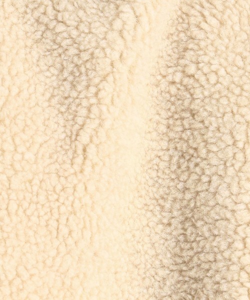 HIDEAWAYS NICOLE（ハイダウェイニコル）の「ボアブルゾン（ブルゾン・メンズ・ブラック/ベージュ/アイボリー/チェック・MEDIUM/LARGE/X-LARGE）」の12枚目の写真