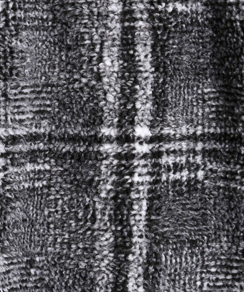 HIDEAWAYS NICOLE（ハイダウェイニコル）の「ボアブルゾン（ブルゾン・メンズ・ブラック/ベージュ/アイボリー/チェック・MEDIUM/LARGE/X-LARGE）」の9枚目の写真