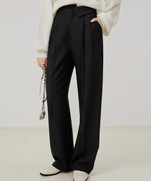 【Fano Studios】Folded asymmetry waist suit trousers FQ21K029
