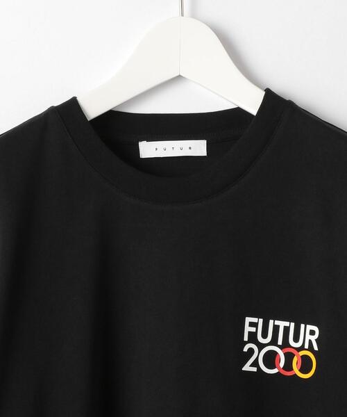 FUTUR（フューチャー）の「＜FUTUR＞ 2000 LS TEE/カットソー（Tシャツ/カットソー・メンズ・ホワイト/ブラック・M/XL/L）」の4枚目の写真