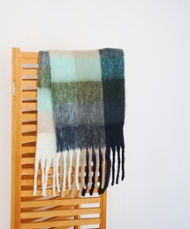 prose verse | チェック柄フリンジマフラー(マフラー)