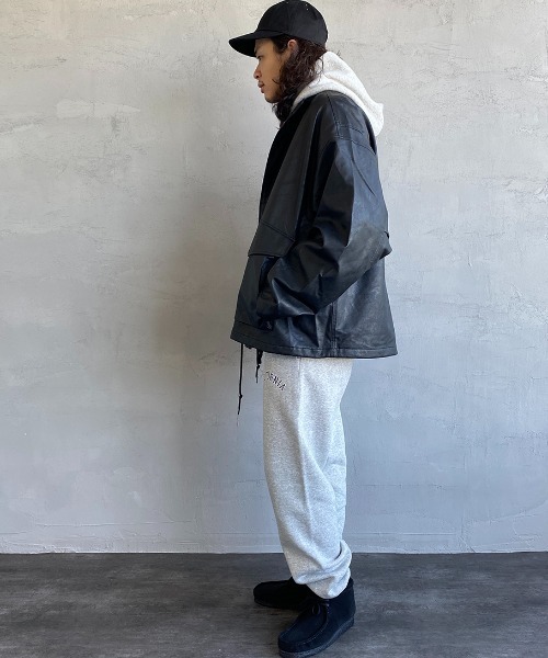 JEANS FACTORY Clothes（ジーンズファクトリークローズ）の「[Jeans Factory Clothes/ジーンズファクトリークローズ] M-65 レザーショートミリタリージャケット（ミリタリージャケット・レディース・ブラック・M/L）」の3枚目の写真