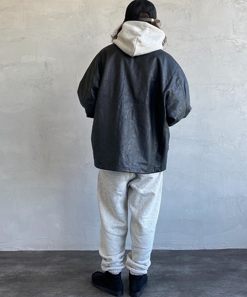 JEANS FACTORY Clothes（ジーンズファクトリークローズ）の「[Jeans Factory Clothes/ジーンズファクトリークローズ] M-65 レザーショートミリタリージャケット（ミリタリージャケット・レディース・ブラック・M/L）」の7枚目の写真