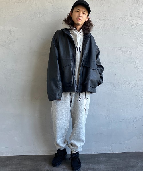 JEANS FACTORY Clothes（ジーンズファクトリークローズ）の「[Jeans Factory Clothes/ジーンズファクトリークローズ] M-65 レザーショートミリタリージャケット（ミリタリージャケット・レディース・ブラック・M/L）」の13枚目の写真