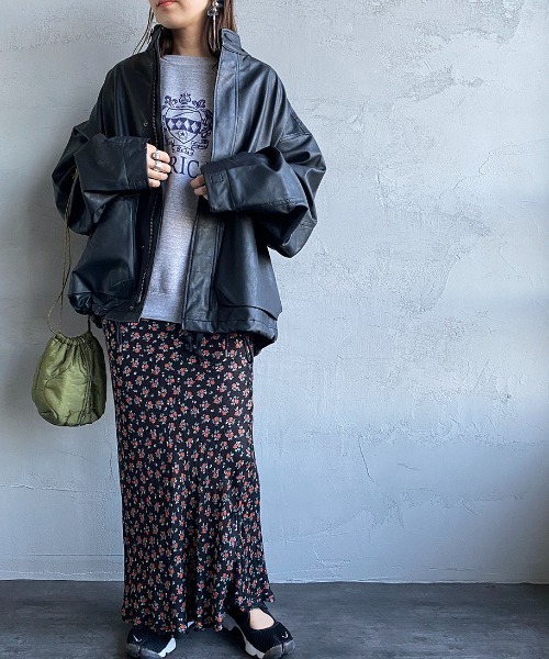 JEANS FACTORY Clothes（ジーンズファクトリークローズ）の「[Jeans Factory Clothes/ジーンズファクトリークローズ] M-65 レザーショートミリタリージャケット（ミリタリージャケット・レディース・ブラック・M/L）」の20枚目の写真