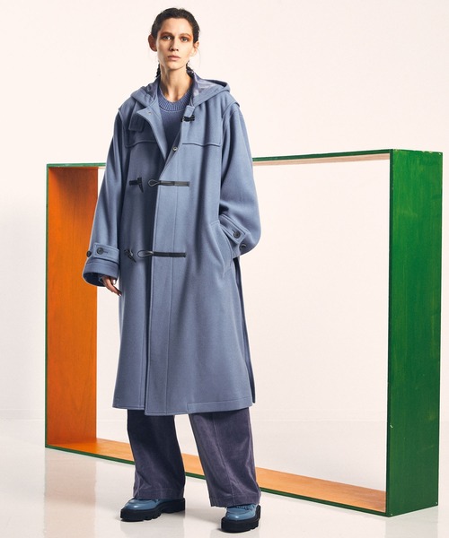 ユニセックスアイテム》SUPER160Sピュアウールダブルクロスメルトン