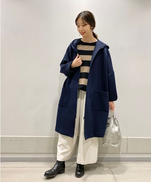 BEARDSLEY（ビアズリー）の「裾リボンボーダーニット（ニット/セーター