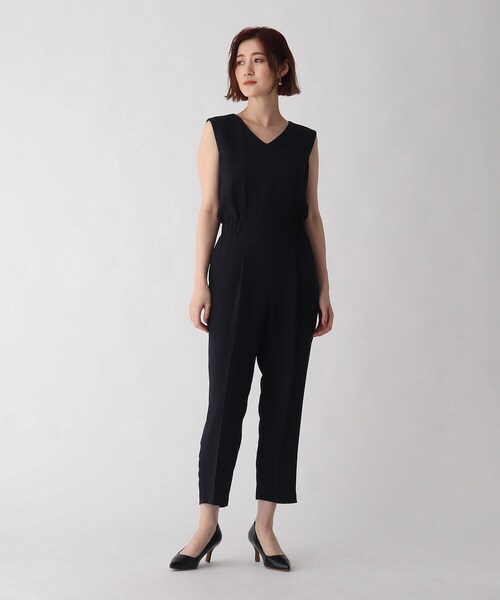 AG by aquagirl（エージーバイアクアガール）の「◆ベネシャンオールインワン【WEB限定サイズ】（サロペット/オーバーオール・レディース・ブラック/ネイビー・40/36/38）」の3枚目の写真