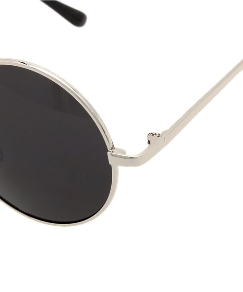 WEGO（ウィゴー）の「WEGO/メタルラウンドタイプサングラス（サングラス・メンズ・シルバー/ゴールド・FREE）」の3枚目の写真