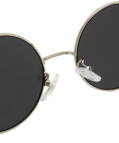 WEGO（ウィゴー）の「WEGO/メタルラウンドタイプサングラス（サングラス・メンズ・シルバー/ゴールド・FREE）」の4枚目の写真