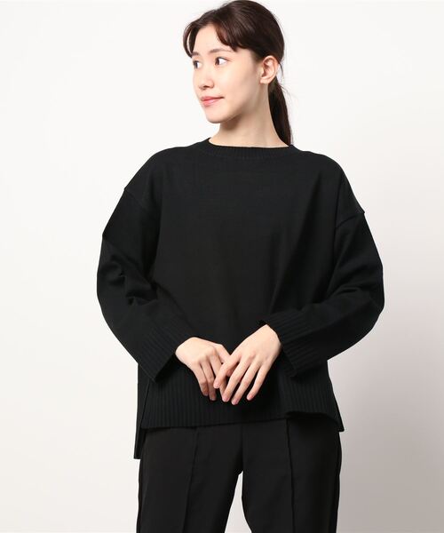 Lugnoncure（ルノンキュール）の「ワイド袖ニット（ニット/セーター・レディース・キナリ/グリーン/ピンク/ブラック・ﾌﾘ-）」の2枚目の写真