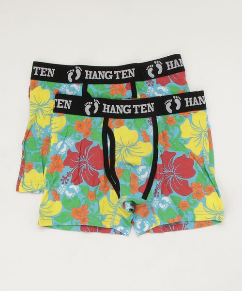HANGTEN（ハンテン）の「【HANG TEN/ハンテン】standard boxer pants/2pack スタンダードボクサーパンツ071-076（ボクサーパンツ・メンズ・ブラック系その他2/イエロー/グレー/ブラック/レッド系その他/ライトグレー/レッド/ブルー/ネイビー/サックスブルー/グリーン/ピンク・M/XL/L）」の8枚目の写真
