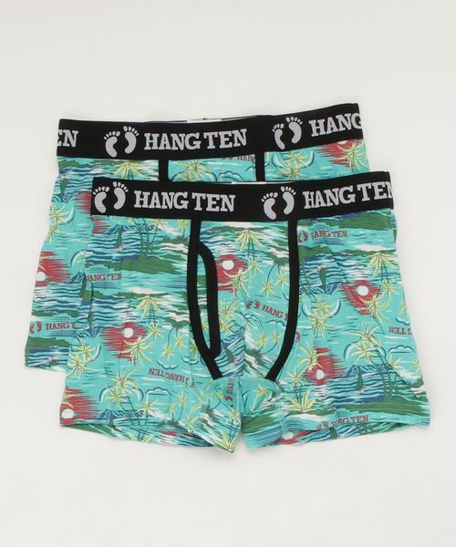 HANGTEN（ハンテン）の「【HANG TEN/ハンテン】standard boxer pants/2pack スタンダードボクサーパンツ071-076（ボクサーパンツ・メンズ・ブラック系その他2/イエロー/グレー/ブラック/レッド系その他/ライトグレー/レッド/ブルー/ネイビー/サックスブルー/グリーン/ピンク・M/XL/L）」の6枚目の写真