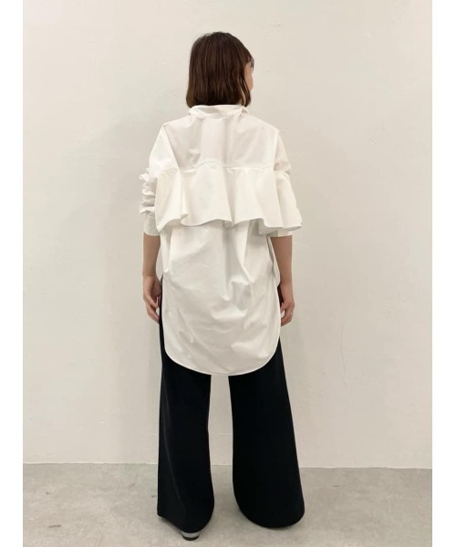 BEARDSLEY（ビアズリー）の「スウェットライクリブパンツ（その他パンツ・レディース・ネイビー/ベージュ・FREE）」の16枚目の写真