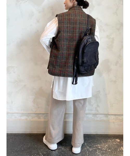 BEARDSLEY（ビアズリー）の「スウェットライクリブパンツ（その他パンツ・レディース・ネイビー/ベージュ・FREE）」の22枚目の写真