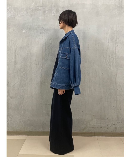 BEARDSLEY（ビアズリー）の「スウェットライクリブパンツ（その他パンツ・レディース・ネイビー/ベージュ・FREE）」の10枚目の写真