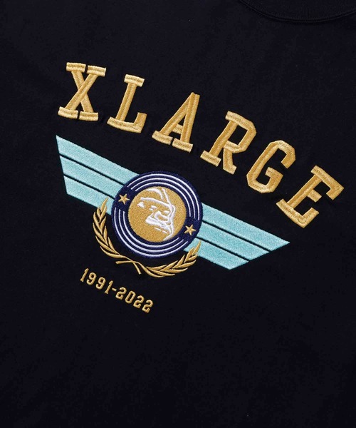 XLARGE（エクストララージ）の「PILOT LOGO L/S TEE（Tシャツ/カットソー・メンズ・ホワイト/グリーン/ブラック・M/S/L/XL）」の9枚目の写真