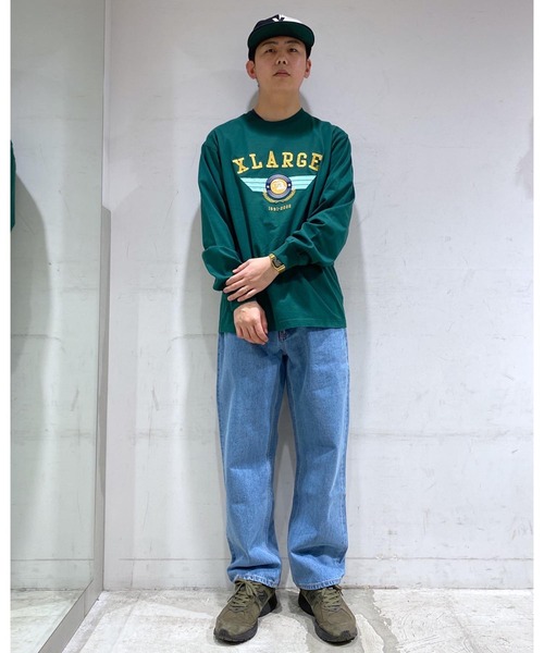 XLARGE（エクストララージ）の「PILOT LOGO L/S TEE（Tシャツ/カットソー・メンズ・ホワイト/グリーン/ブラック・M/S/L/XL）」の19枚目の写真